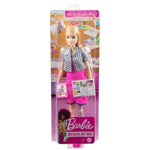 BRB CAREER DOLL INTERIOR DESIGNER HCN12 WB6 MATTEL