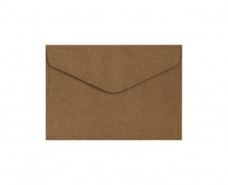 ENVELOPE C6 NK BROWN NATURE PACK10PCS PAPER GALLERY 280243 GAL ARGO