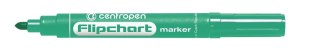 FLIPCHART MARKER CENTROPEN 8550/10 ROUND TIP / GREEN CENTROPEN