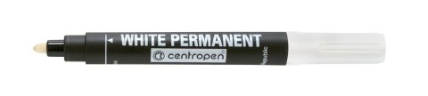 PERMANENT MARKER CENTROPEN 8586/00 2.5 MM / WHITE CENTROPEN