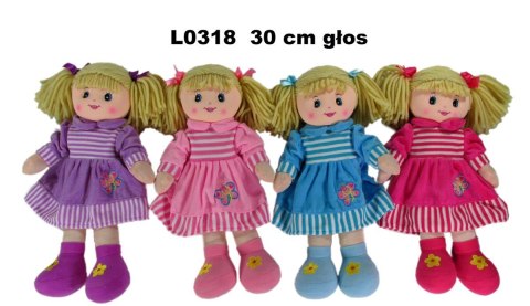 PLUSH TOY DOLL WITH VOICE 30 CM SUN-DAY L0318 SUN-DAY